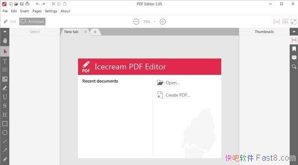 Icecream PDF Editor 2.70 中文绿色版/可以支持修改内容